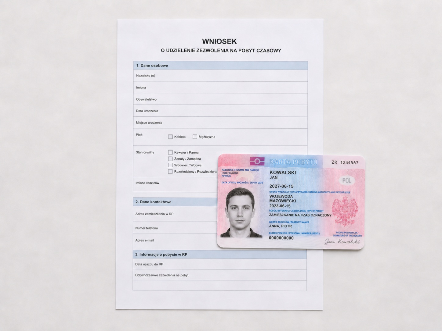 Какие документы нужны для карты побыта через MOS